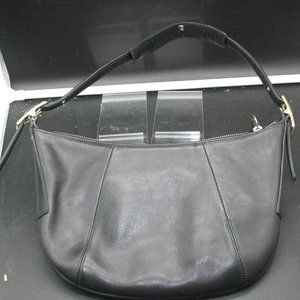 Coach No. HOD-9214 Black Leather Handbag/Purse